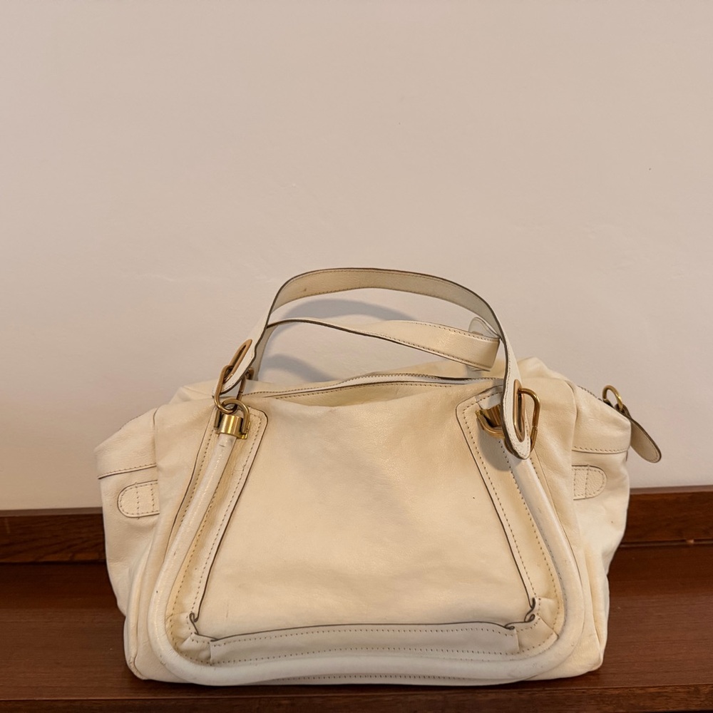 Chloe Cream Shoulder Bag